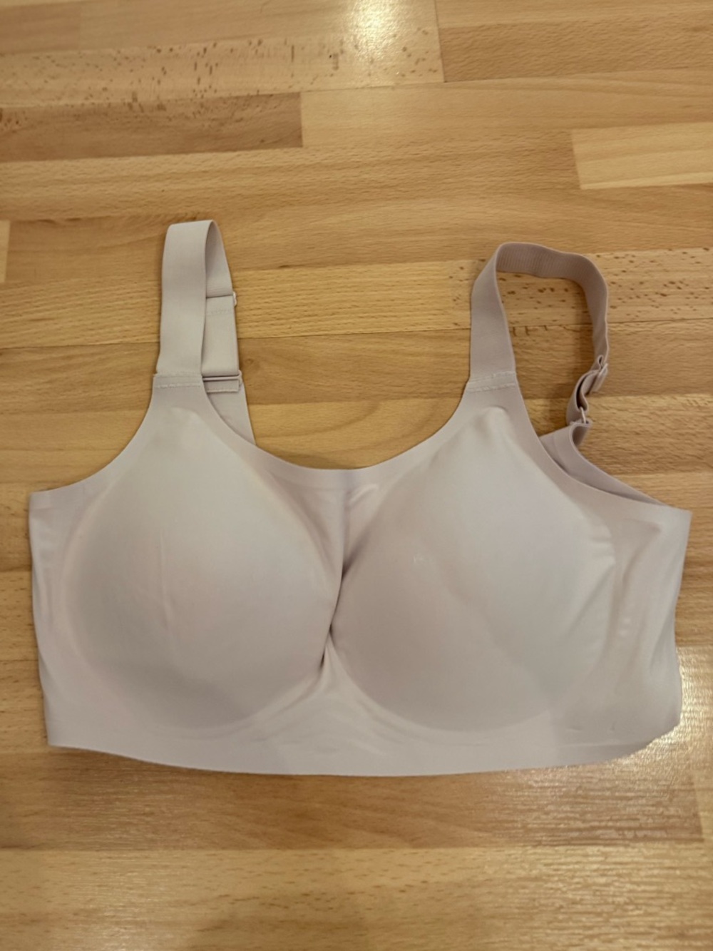 Seamless Molded Cup Wireless Bra - Light Nude unbranded